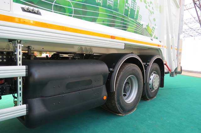 La capacidad máxima de los depósitos de gas es de 800 litros, para 120 kgs de gnc a 200 bares.